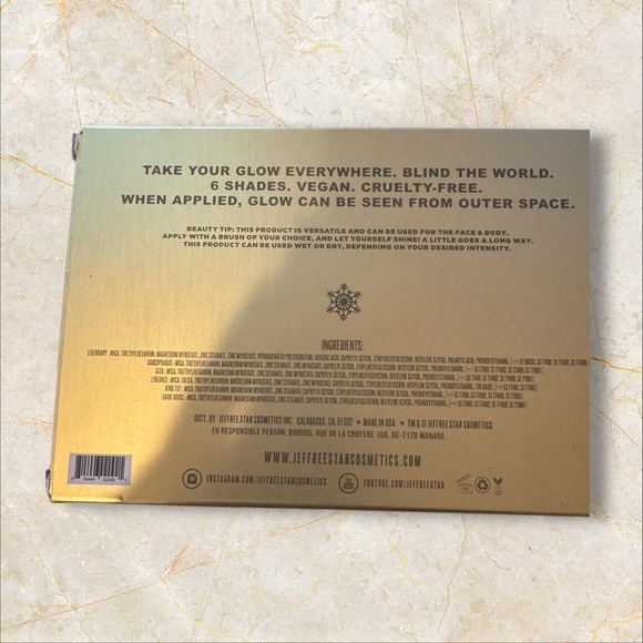 Jeffree Star “24 Karat” Skin Frost pro palette - Picture 3 of 9